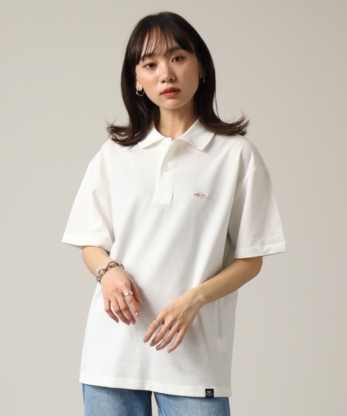 BALL(ボール)の「【BALL/ボール】鹿の子 ワンポイントワッペン付き 半袖ポロシャツ(ポロシャツ・メンズ・ダークブルー/ラベンダー/セージグリーン/ブラック/ネイビー/スミクロ/オフホワイト/杢グレー/モカ・M/LL/L)」の15枚目の写真