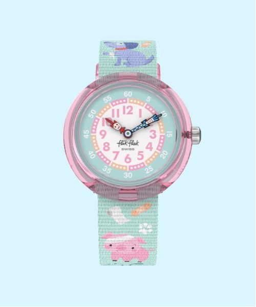 FLIK FLAK（フリックフラック）の「MY SPIRIT ANIMAL（アナログ腕時計・キッズ・グリーン・FREE）」の3枚目の写真