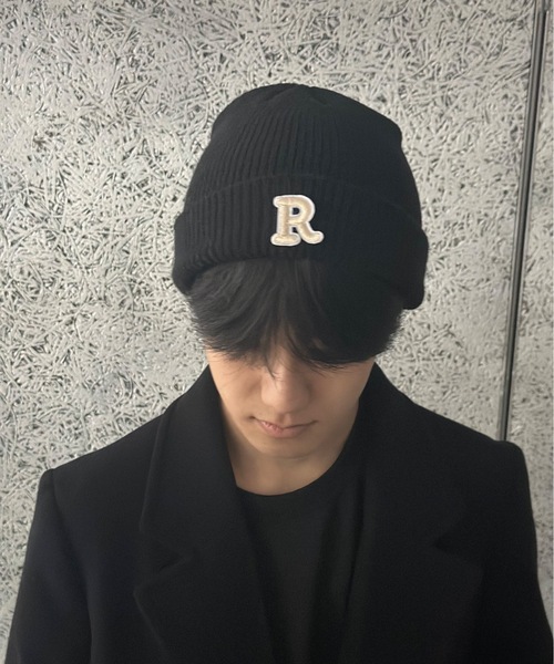セール】【OKUOKU 0909】ニット帽 ロゴデザイン oku-bosi
