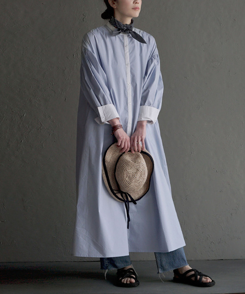 クレリック ロングシャツワンピース