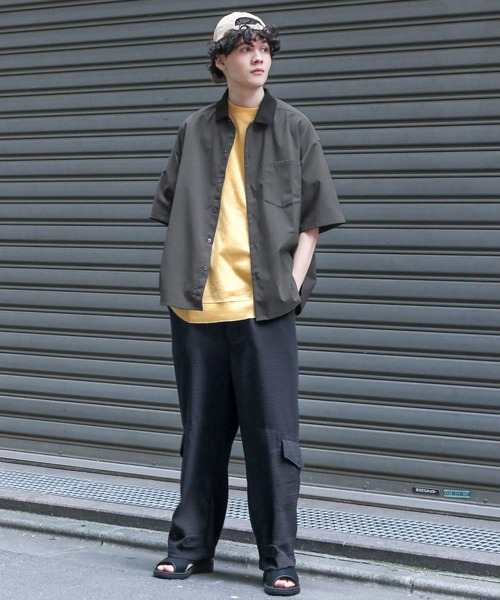 セール】テックリネンファンクションショートスリーブシャツ