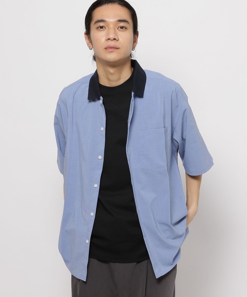 niko and...(ニコアンド)の「テックリネンファンクションショートスリーブシャツ(シャツ/ブラウス・メンズ・チャコール/ブルー/グレー・MEDIUM/LARGE)」の22枚目の写真