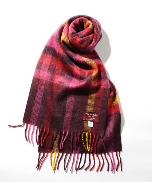 joshua elis ジョシュアエリス マフラー50×180 ウール100 酷 