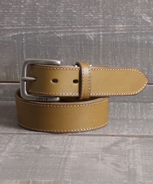 セール】Levi's/リーバイス 35mm 本革 ステッチ 帆型 カラー レザー