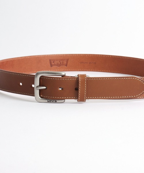 Levi's（リーバイス）の「Levi's/リーバイス 35mm 本革 ステッチ 帆型 カラー レザーベルト（ベルト・メンズ・ブラック/モスグリーン/レッド/ダークブラウン/ブラウン/ネイビー・FREE）」の7枚目の写真