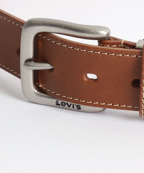 Levi's（リーバイス）の「Levi's/リーバイス 35mm 本革 ステッチ 帆型 カラー レザーベルト（ベルト・メンズ・ブラック/モスグリーン/レッド/ダークブラウン/ブラウン/ネイビー・FREE）」の10枚目の写真