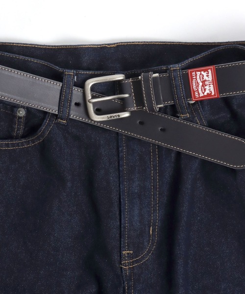 Levi's（リーバイス）の「Levi's/リーバイス 35mm 本革 ステッチ 帆型 カラー レザーベルト（ベルト・メンズ・ブラック/モスグリーン/レッド/ダークブラウン/ブラウン/ネイビー・FREE）」の18枚目の写真