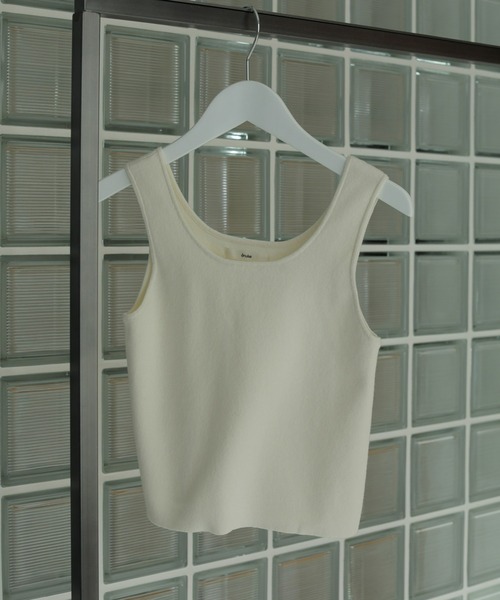 UNOF knit tank top ふじあみ　タンクトップ 82955215b_8_d_500.jpg