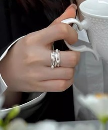 mebole（メボレ）の「パールワイドリング（リング）」