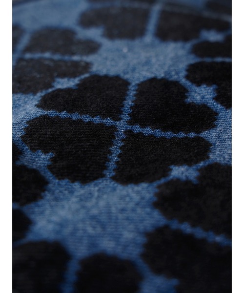 パメオポーズ PIXEL CLOVER DENIM BAGGY TROUSERS セール】Pile Print Pixel Clover Denim Baggy Trousers（デニム