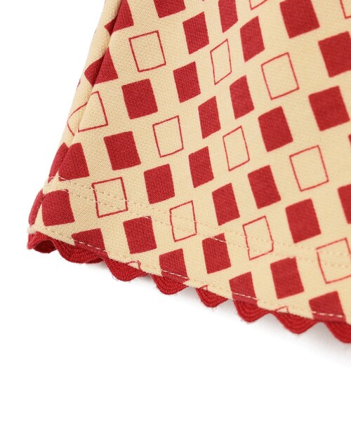 B:MING by BEAMS(ビーミングバイビームス)の「B:MING by BEAMS / スクエアプリント インショーツ スカート(100~140cm)(スカート・キッズ・レッド/グリーン・100/110/120/130/140)」の14枚目の写真