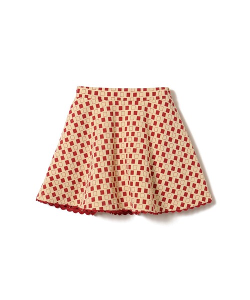 B:MING by BEAMS(ビーミングバイビームス)の「B:MING by BEAMS / スクエアプリント インショーツ スカート(100~140cm)(スカート・キッズ・レッド/グリーン・100/110/120/130/140)」の16枚目の写真