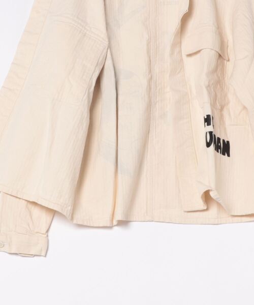 ARTCHIVES MALIBU（アートカイブス マリブ）の「【 Work of Art Kendai / ワークオブアート ケンダイ 】 MILITARY JACKET / ミリタリージャケット（ミリタリージャケット・メンズ・アイボリー・LARGE/X-LARGE）」の6枚目の写真