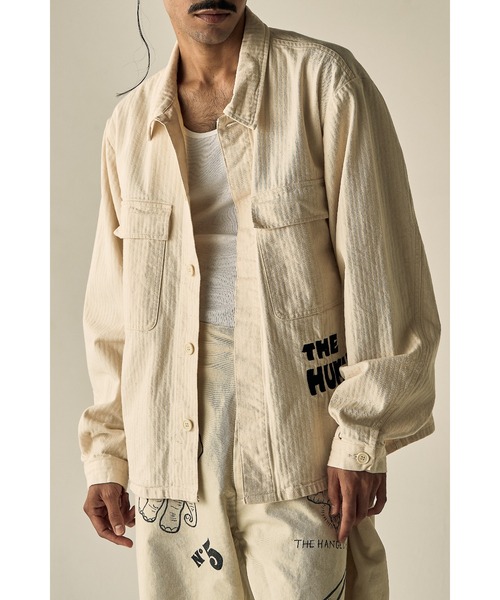 ARTCHIVES MALIBU（アートカイブス マリブ）の「【 Work of Art Kendai / ワークオブアート ケンダイ 】 MILITARY JACKET / ミリタリージャケット（ミリタリージャケット・メンズ・アイボリー・LARGE/X-LARGE）」の3枚目の写真