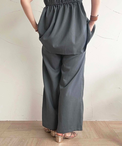 apres jour(アプレジュール)の「【apres jour mimi】SETUP可能 ベルト+ワイドパンツ【ZOZOTOWN限定アイテム】(スラックス・レディース・ブラウン/チャコールグレー/アイボリー・X-LARGE/MEDIUM/SMALL)」の16枚目の写真