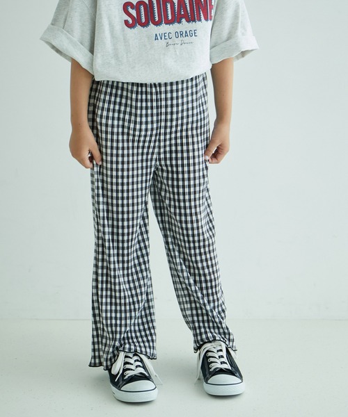 ROPE' PICNIC(ロペピクニック)の「アソート柄プリーツパンツ(その他パンツ・キッズ・ブラック系その他/ベージュ系その他・120/130/140/150)」の22枚目の写真
