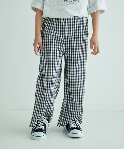 ROPE' PICNIC(ロペピクニック)の「アソート柄プリーツパンツ(その他パンツ・キッズ・ブラック系その他/ベージュ系その他・120/130/140/150)」の21枚目の写真
