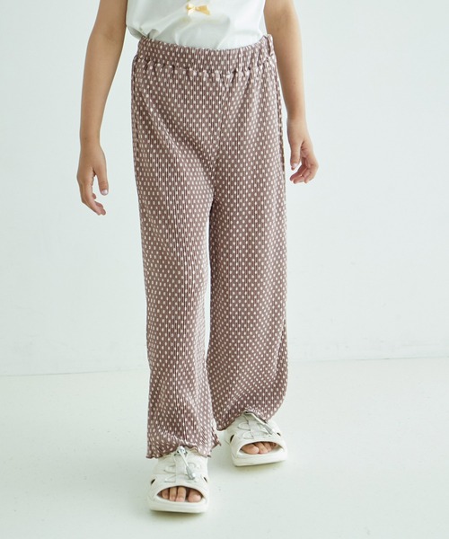 ROPE' PICNIC(ロペピクニック)の「アソート柄プリーツパンツ(その他パンツ・キッズ・ブラック系その他/ベージュ系その他・120/130/140/150)」の14枚目の写真