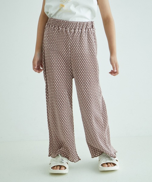 ROPE' PICNIC(ロペピクニック)の「アソート柄プリーツパンツ(その他パンツ・キッズ・ブラック系その他/ベージュ系その他・120/130/140/150)」の13枚目の写真