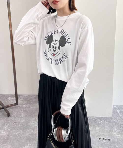 fredy emue（フレディエミュ）の「【GOOD ROCK SPEED/グッドロックスピード】MICKEY  ロンT（Tシャツ/カットソー・レディース・ベージュ/オフホワイト・FREE）」の11枚目の写真