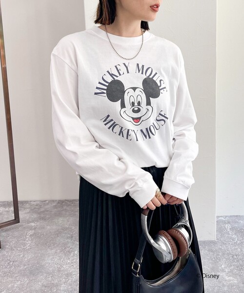 fredy emue（フレディエミュ）の「【GOOD ROCK SPEED/グッドロックスピード】MICKEY  ロンT（Tシャツ/カットソー・レディース・ベージュ/オフホワイト・FREE）」の12枚目の写真