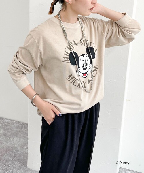 fredy emue（フレディエミュ）の「【GOOD ROCK SPEED/グッドロックスピード】MICKEY  ロンT（Tシャツ/カットソー・レディース・オフホワイト/ベージュ・FREE）」の22枚目の写真