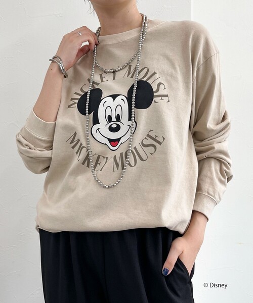 fredy emue（フレディエミュ）の「【GOOD ROCK SPEED/グッドロックスピード】MICKEY  ロンT（Tシャツ/カットソー・レディース・オフホワイト/ベージュ・FREE）」の19枚目の写真