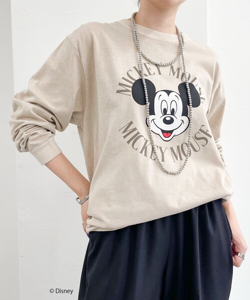 fredy emue（フレディエミュ）の「【GOOD ROCK SPEED/グッドロックスピード】MICKEY  ロンT（Tシャツ/カットソー・レディース・オフホワイト/ベージュ・FREE）」の18枚目の写真