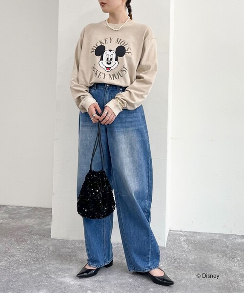 fredy emue（フレディエミュ）の「【GOOD ROCK SPEED/グッドロックスピード】MICKEY  ロンT（Tシャツ/カットソー・レディース・オフホワイト/ベージュ・FREE）」の12枚目の写真