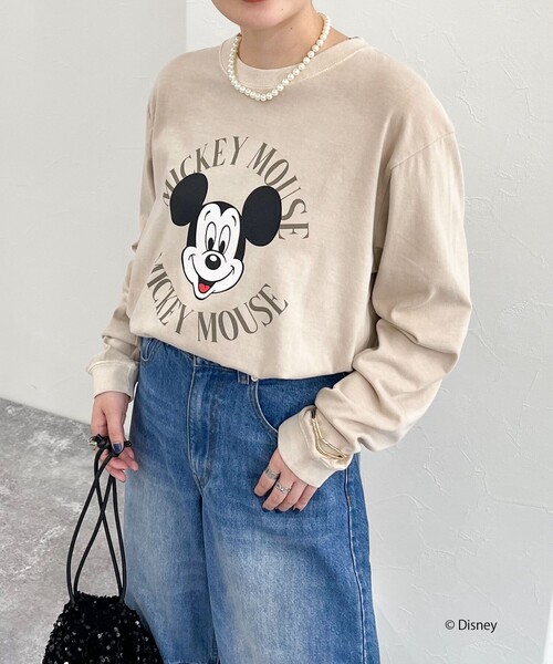fredy emue（フレディエミュ）の「【GOOD ROCK SPEED/グッドロックスピード】MICKEY  ロンT（Tシャツ/カットソー・レディース・オフホワイト/ベージュ・FREE）」の11枚目の写真