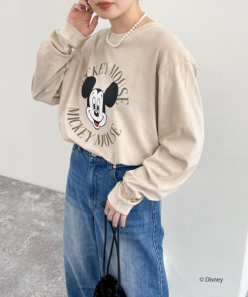 fredy emue（フレディエミュ）の「【GOOD ROCK SPEED/グッドロックスピード】MICKEY  ロンT（Tシャツ/カットソー・レディース・オフホワイト/ベージュ・FREE）」の10枚目の写真