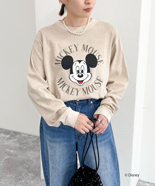 fredy emue（フレディエミュ）の「【GOOD ROCK SPEED/グッドロックスピード】MICKEY  ロンT（Tシャツ/カットソー・レディース・オフホワイト/ベージュ・FREE）」の7枚目の写真