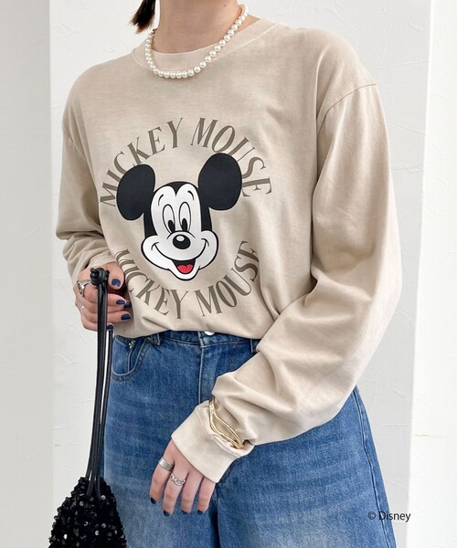 fredy emue（フレディエミュ）の「【GOOD ROCK SPEED/グッドロックスピード】MICKEY  ロンT（Tシャツ/カットソー・レディース・オフホワイト/ベージュ・FREE）」の6枚目の写真