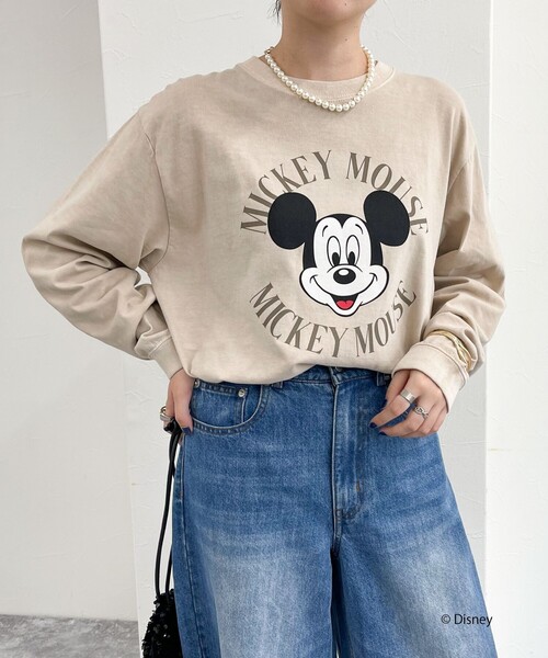 fredy emue（フレディエミュ）の「【GOOD ROCK SPEED/グッドロックスピード】MICKEY  ロンT（Tシャツ/カットソー・レディース・オフホワイト/ベージュ・FREE）」の5枚目の写真