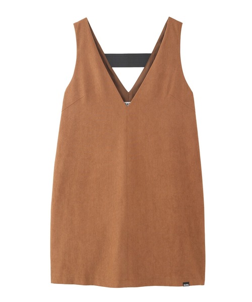 MILKFED.(ミルクフェド)の「V NECK DRESS(ワンピース・レディース・ブラック/ブラウン・ONE SIZE)」の1枚目の写真