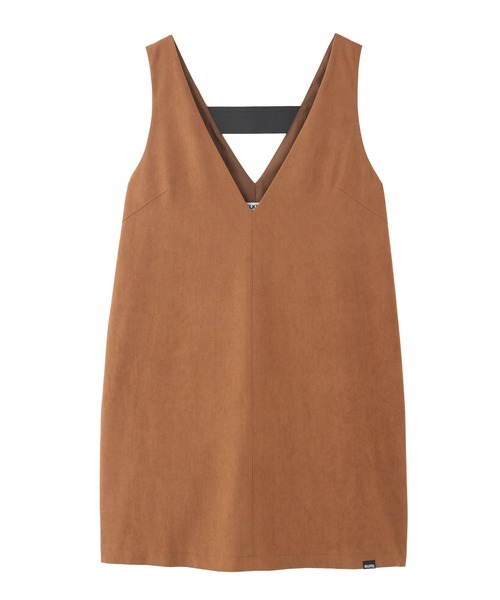MILKFED.(ミルクフェド)の「V NECK DRESS(ワンピース・レディース・ブラック/ブラウン・ONE SIZE)」の12枚目の写真