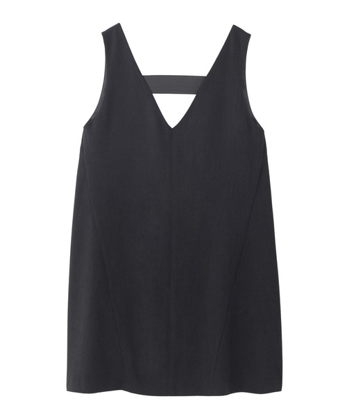MILKFED.(ミルクフェド)の「V NECK DRESS(ワンピース・レディース・ブラック/ブラウン・ONE SIZE)」の10枚目の写真