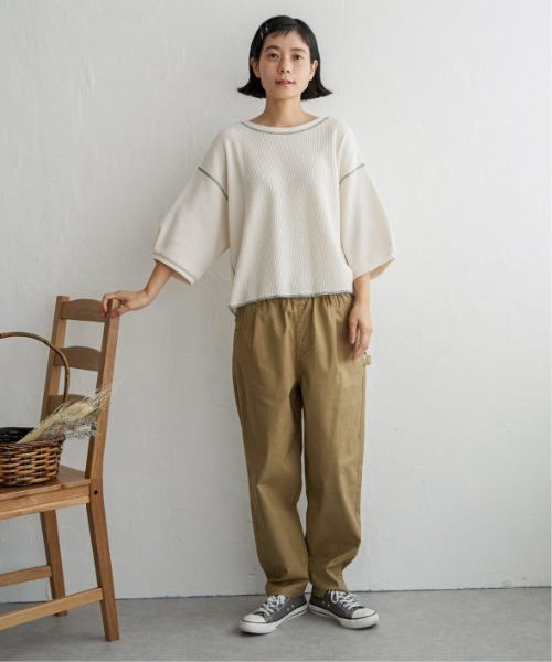 LBC(エルビーシー)の「ツイルシェフパンツ(その他パンツ・レディース・チャコールグレー/オリーブ/ベージュ・M/L)」の8枚目の写真