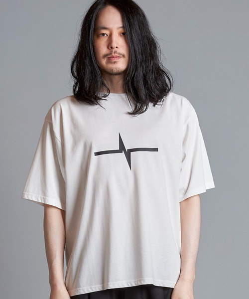 NO ID.(ノーアイディ)の「【NO ID.】Logo Print Crew Neck T-Shirt / ロゴ プリント クルーネック Tシャツ(Tシャツ/カットソー・メンズ・ブラック/ホワイト/グレー・2/1)」の22枚目の写真