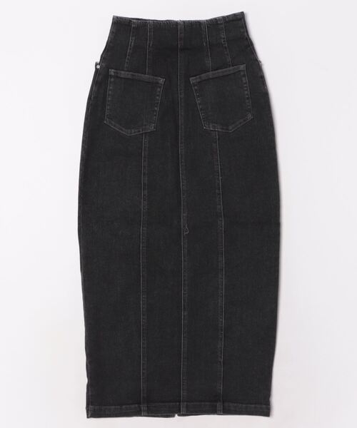 archives（アルシーヴ）の「ストレッチデニムＦｚｉｐタイトＳＫ（スカート・レディース・ブラック/ネイビー/グレー/ブルー・SMALL/MEDIUM）」の5枚目の写真