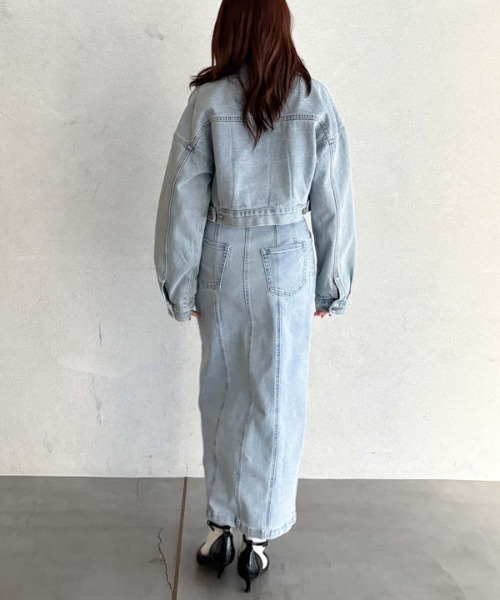 archives（アルシーヴ）の「ストレッチデニムＦｚｉｐタイトＳＫ（スカート・レディース・ブラック/ネイビー/グレー/ブルー・SMALL/MEDIUM）」の15枚目の写真