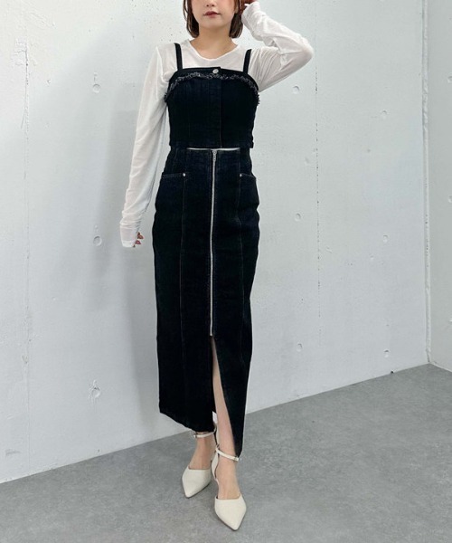 archives（アルシーヴ）の「ストレッチデニムＦｚｉｐタイトＳＫ（スカート・レディース・ブラック/ネイビー/グレー/ブルー・SMALL/MEDIUM）」の22枚目の写真