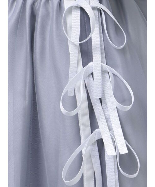 CALNAMUR（カルナムール）の「サイドラインリボンチュールスカート（スカート・レディース・ホワイト/グレー/ブラック・FREE）」の22枚目の写真