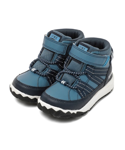 IFME（イフミー）の「KIDS｜IFME ハイカットスニーカー[撥水・防滑]（ブーツ・キッズ・ブラック/ブルー/パープル/ベージュ・19.0cm/18.0cm/17.0cm/16.0cm/15.0cm）」の4枚目の写真