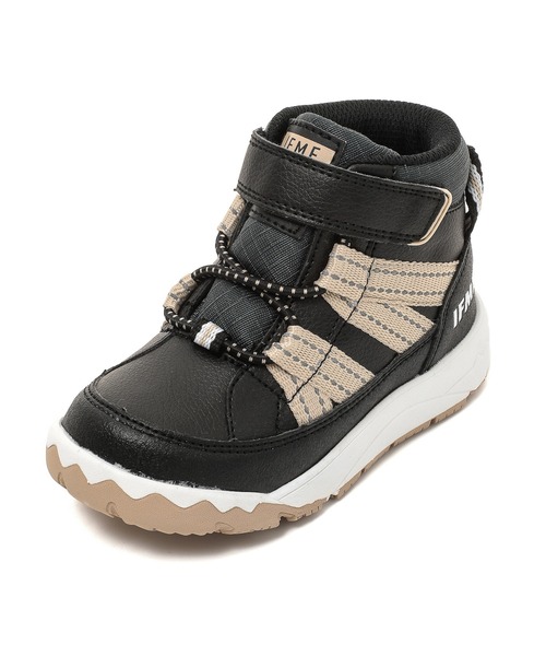 IFME（イフミー）の「KIDS｜IFME ハイカットスニーカー[撥水・防滑]（ブーツ・キッズ・ブラック/ブルー/パープル/ベージュ・19.0cm/18.0cm/17.0cm/16.0cm/15.0cm）」の6枚目の写真