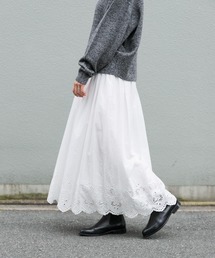 かぐれ | スカラップ刺繍ギャザースカート(スカート)