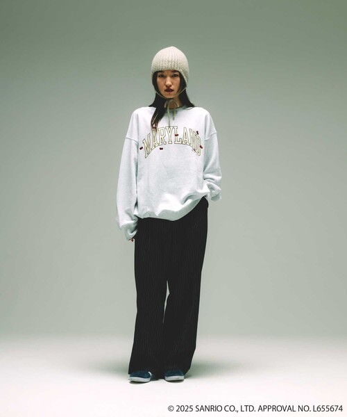 セール】SANRIO/サンリオ 'HELLO KITTY' MARYLAND SWEAT SHIRT