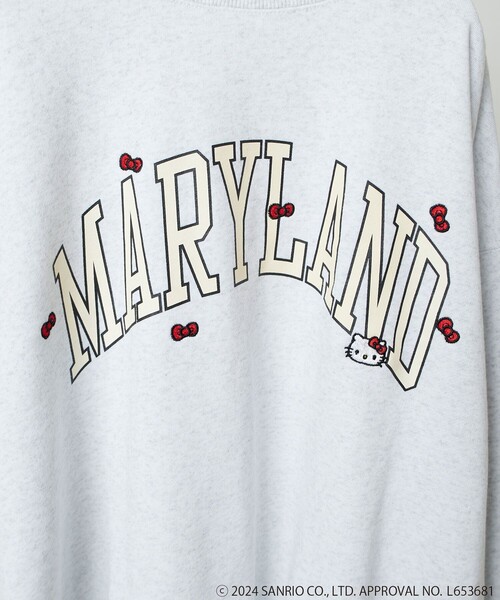 セール】SANRIO/サンリオ 'HELLO KITTY' MARYLAND SWEAT SHIRT