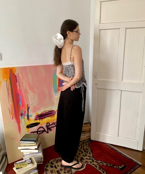 SANSeLF（サンセルフ）の「【LONSLAN】 レオパードサイドドロストキャミソール sanwl24a011（キャミソール・レディース・レオパード・FREE）」の6枚目の写真