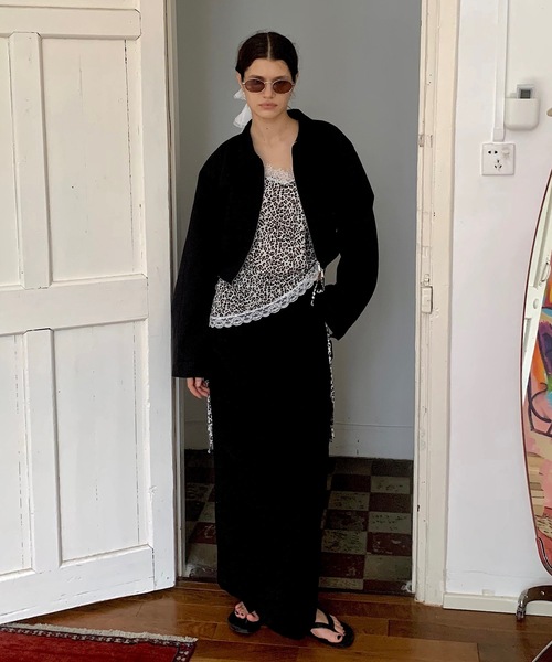 SANSeLF（サンセルフ）の「【LONSLAN】 レオパードサイドドロストキャミソール sanwl24a011（キャミソール・レディース・レオパード・FREE）」の7枚目の写真